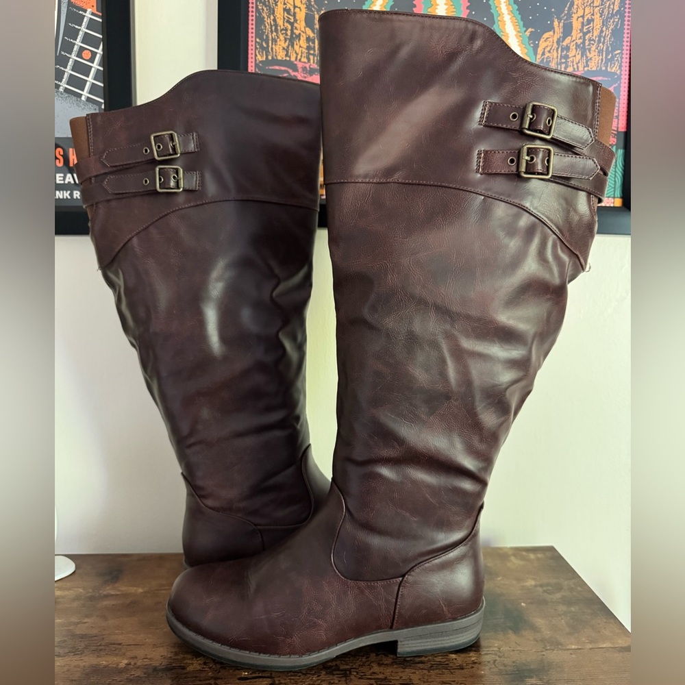 Women's Brown Leather Boots